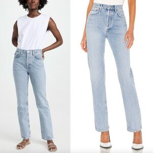 Agolde Lana Straight Jeans Riptide